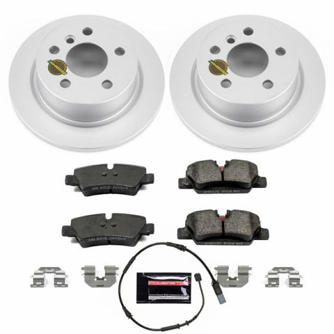 Power Stop 14-19 Mini Cooper Rear Z23 Evolution Sport Coated Brake Kit - CRK7750