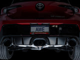 AWE Tuning 2023+ Toyota GR Corolla Track Edition Exhaust - Diamond Black Tips - 3020-53472
