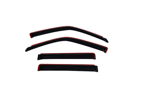 AVS 98-18 Lincoln Navigator Ventvisor In-Channel Front & Rear Window Deflectors 4pc - Smoke - 194233