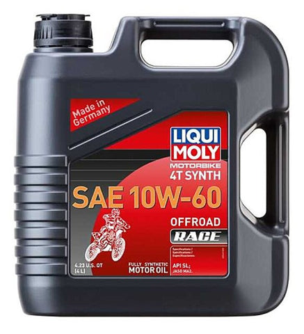 LIQUI MOLY 4L Motorbike 4T Synth SAE 10W60 Offroad Race - 20188