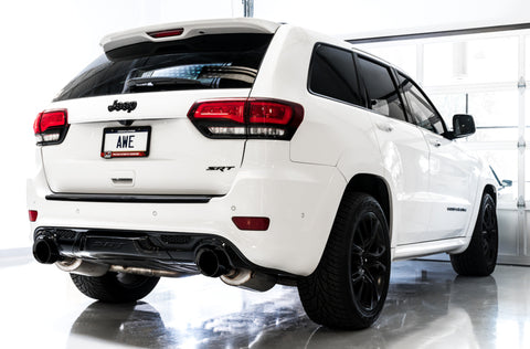 AWE Tuning 2020 Jeep Grand Cherokee SRT Touring Edition Exhaust - Diamond Black Tips - 3015-33121