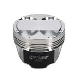 Manley Mitsubishi 4B11 86.5mm Bore 10.0:1 CR +2cc Dome Turbo Tuff Piston Set w/ Rings - 614305CE-4