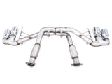 AWE Tuning 2020 Chevrolet Corvette (C8) Track Edition Exhaust - Quad Chrome Silver Tips - 3020-42080