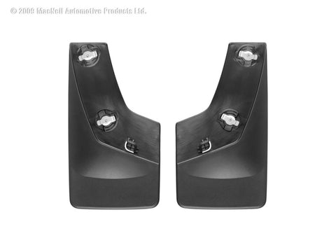 WeatherTech 07-13 GMC Sierra No Drill Mudflaps - Black - 120011