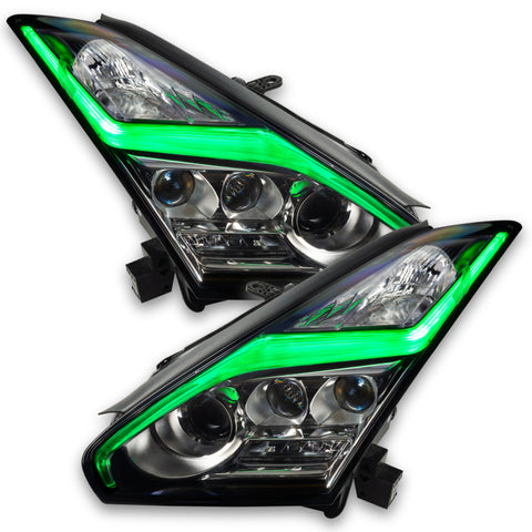Oracle 15-21 Nissan GT-R Lightning Bolt Headlight DRL RGB+W w/ Simple Controller - 1283-504