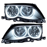 Oracle 02-05 BMW 3 Series SMD HL - Black - ColorSHIFT w/ Simple Controller - 7104-504