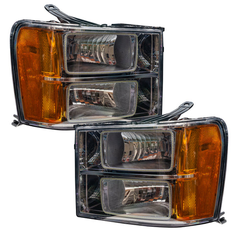 Oracle 07-13 GMC Sierra SMD HL - Square Ring Design - ColorSHIFT w/ 2.0 Controller - 7054-333