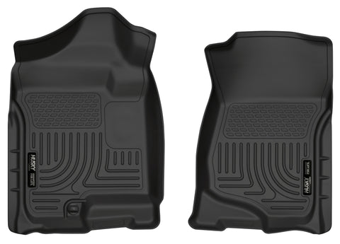 Husky Liners 07-14 Cadillac Escalade ESV/EXT Weatherbeater Black Front Floor Liners - 18201