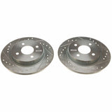 Power Stop 2018 Ford EcoSport Rear Evolution Drilled & Slotted Rotors - Pair - AR85193XPR