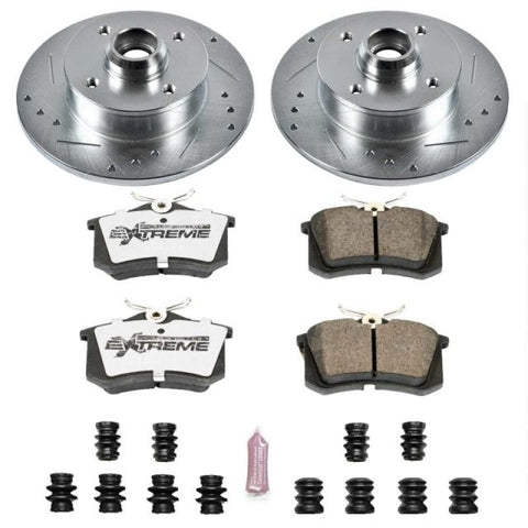 Power Stop 90-92 Volkswagen Corrado Rear Z26 Street Warrior Brake Kit - K370-26