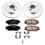 Power Stop 03-05 Hyundai Accent Front Z17 Evolution Geomet Coated Brake Kit - CRK4909