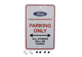 Ford Racing Ford Performance Parking Only Sign - M-1827-PARK