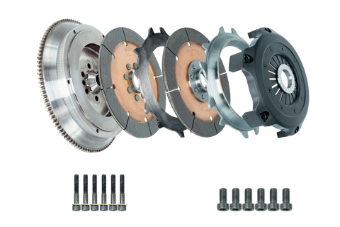 DKM Clutch 11-13 BMW 135i 215mm Ceramic Twin Disc MRX Clutch Kit w/Flywheel (850 ft/lbs Torque) - MRX-006-076