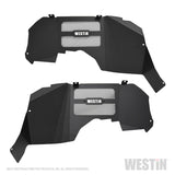Westin 18-20 Jeep Wrangler JL Inner Fenders - Front - Textured Black - 62-11025