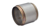 Vibrant SS Race Muffler 5in inlet/outlet x 5in long - 17995