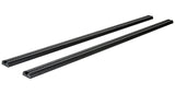 Rhino-Rack Pioneer Accessory Bar (C-Channel) - 54in - 2 pcs - Black - 43138B