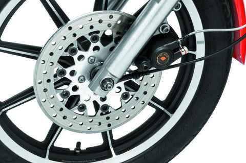 Twin Power 84-17 Big Twin Exc 11.8 and Lug Mount 84-13 XL Front 11.5 Floating Rotor Mesh Silver - 666834