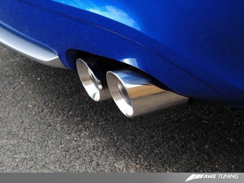 AWE Tuning Audi B8 S5 4.2L Track Edition Exhaust System - Polished Silver Tips - 3020-42014