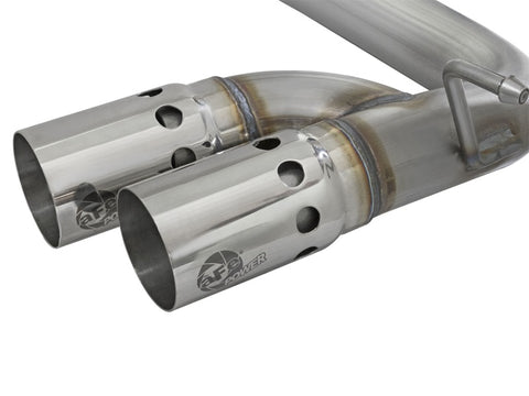 aFe Rebel Series DPF-Back 3in Side Exit SS Exhaust w/ IC Polished Tips 2016 GM Colorado/Canyon 2.8L - 49-44065-P