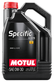 Motul 5L 100% Synthetic High Performance Engine Oil ACEA C2 BMW LL-12 FE+ 0W30 - 107302