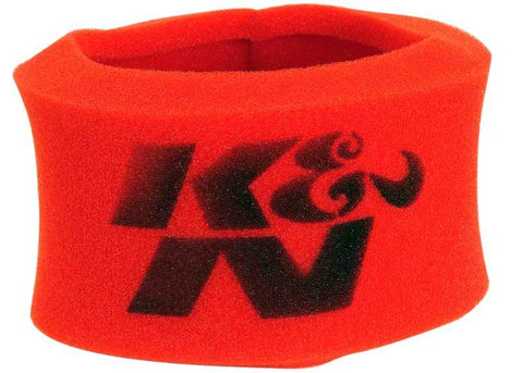 K&N Universal Airforce PreCleaner Red Air Filter Foam Wrap 5-1/2in. x 9in. x 3.24in. H - 25-3460