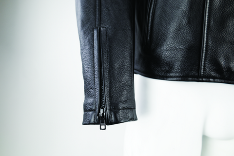 River Road Race Leather Jacket Black - Small - 094356