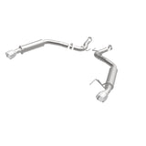 MagnaFlow Axle Back, SS, 2.5in, Competition, Dual Split Polish 4.5in Tip 2015 Ford Mustang Ecoboost - 19179