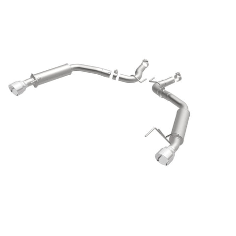 MagnaFlow Axle Back, SS, 2.5in, Competition, Dual Split Polish 4.5in Tip 2015 Ford Mustang Ecoboost - 19179