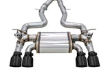 AWE Tuning BMW F8X M3/M4 SwitchPath Cat-Back Exhaust - Diamond Black Tips - 3025-43074