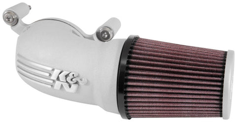 K&N 08-17 Harley-Davidson Touring Models Performance Air Intake System - Silver - 63-1134S