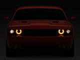 Raxiom 08-14 Dodge Challenger Halo Projctr Headlights w/Sequential Turn Signals-Blk Hsng(Clear Lens) - CH3761
