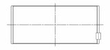 ACL Nissan TD42 4169cc Inline 6 Diesel .025mm Oversized High Performance Rod Bearing Set - 6B2966H-.025