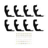 Westin 2019 Chevrolet Silverado/Sierra 1500 Double/CC Premier Oval Nerf Step Bar Mount Kit - Black - 22-2255
