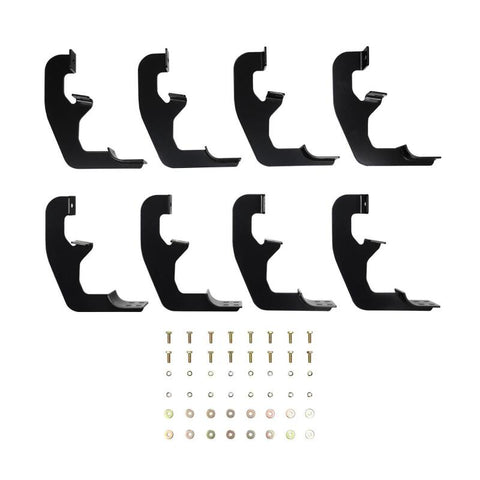 Westin 2019 Chevrolet Silverado/Sierra 1500 Double/CC Premier Oval Nerf Step Bar Mount Kit - Black - 22-2255