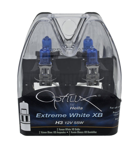 Hella H3 12V 55W Xen White XB Bulb (Pair) - H71071312