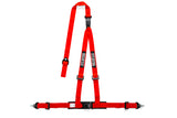 Sparco Belt 2 Inch Red 3Pt Dbl Rel - 04608DF1RS