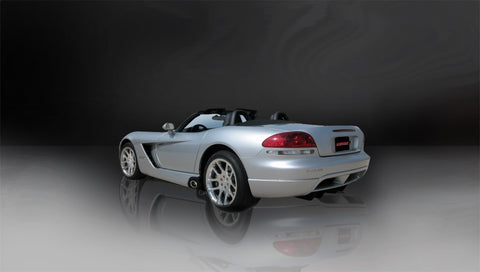 Corsa 2003-06 Dodge Viper 8.3L Polished Sport Cat-Back Exhaust (2.5in Inlet for Use w/ Stock Conv.) - 14176