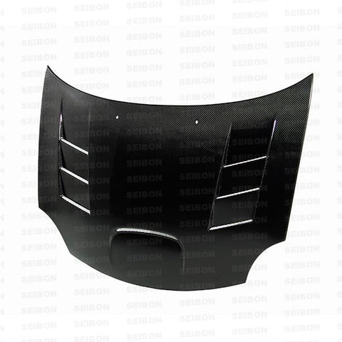 Seibon 03-05 Dodge SRT-4 TS Style Carbon Fiber Hood - HD0305DGNESRT4-TS