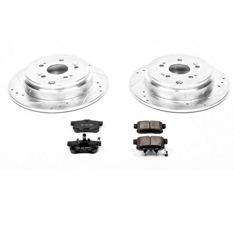 Power Stop 10-18 Acura RDX Rear Z23 Evolution Sport Brake Kit - K206