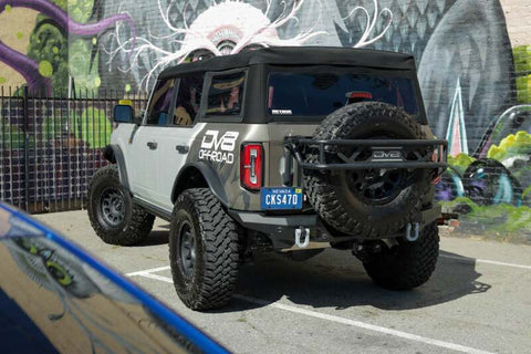 DV8 Offroad 2021+ Ford Bronco Competition Series Rear Bumper - RBBR-05