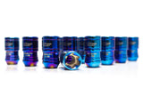 Project Kics 12x1.50 Monolith T1/06 Lug Nut Set - IP Blue (20 Pcs) - WMN01IP