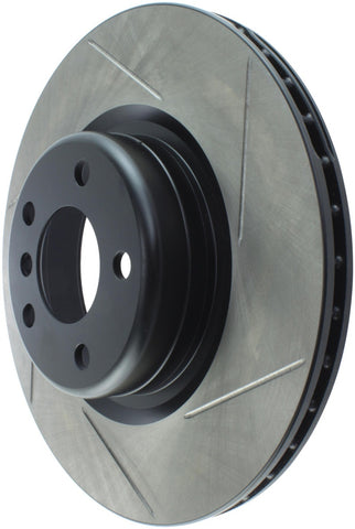 StopTech 16-18 BMW 320i Sport Slotted Left Rear Rotor - 126.34145SL