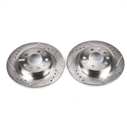 Power Stop 06-09 Pontiac Solstice Rear Evolution Drilled & Slotted Rotors - Pair - AR82109XPR