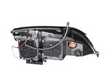 ANZO 2005-2007 Ford Focus Projector Headlights w/ Halo Black - 121198