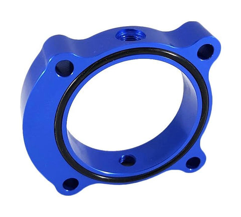 Torque Solution Throttle Body Spacer Kia Optima 2.0T  - Blue - TS-TBS-029BU-1