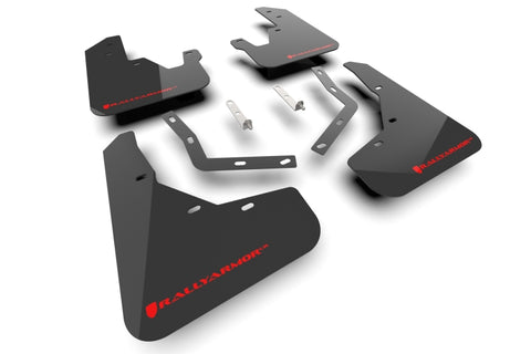 Rally Armor 23-26 Honda CR-V Black Mud Flap - Red Logo - MF149-UR-BLK-RD