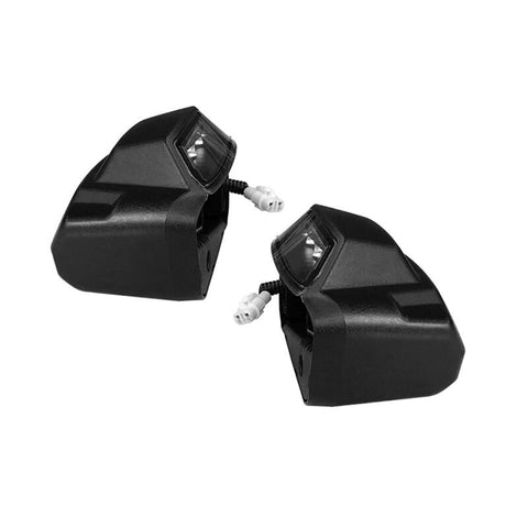 Westin R5 LED Light Kit - 4 End Caps Integrated LED Lights w/ Wiring Harness - Black - 28-51003
