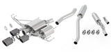 Borla 17-18 Honda Civic Type R 2.0L 2.75in Atak Adjustable Catback Exhaust (Carbon Fiber Black Tip) - 140738CFBA