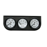 Autometer AutoGage 3-Gauge Console 52.4mm Mech 0-100 PSI Oil Press/ 10-16 V / 100-280 Deg Water Temp - 2327
