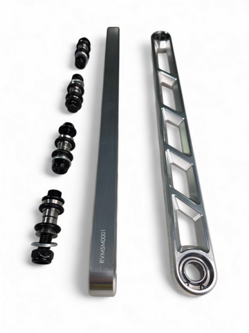 Elektric Offroad 2024+ Can Am Maverick R Rear Sway Bar Links Anodized Clear - RVSPA0004-C
